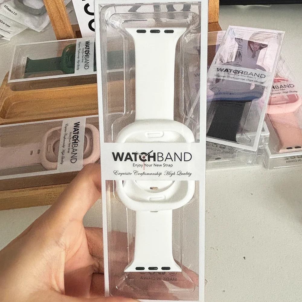 Premium Silicone Strap with Soft Protective Case