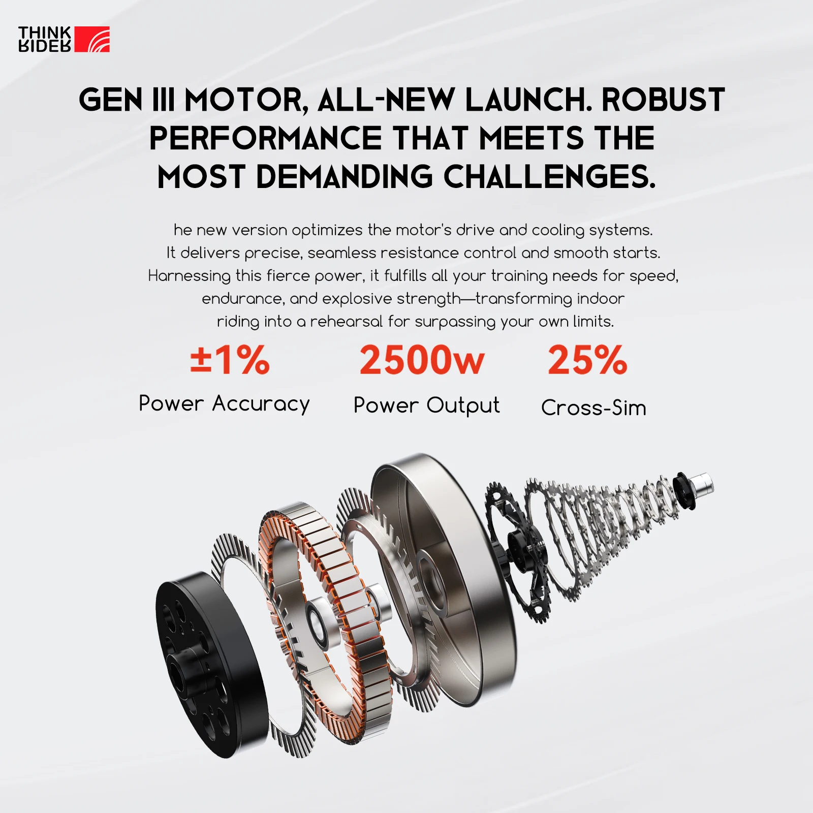 ThinkRider ダイレクトドライブ スマートトレーナー XX PRO 自動発電