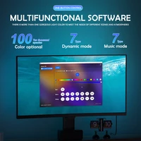 RGB Gaming Lights Strip Monitor Backlight LED Display Sync PC Atmosphere Screen APP Music Synchronization Decor Game Room Party 2