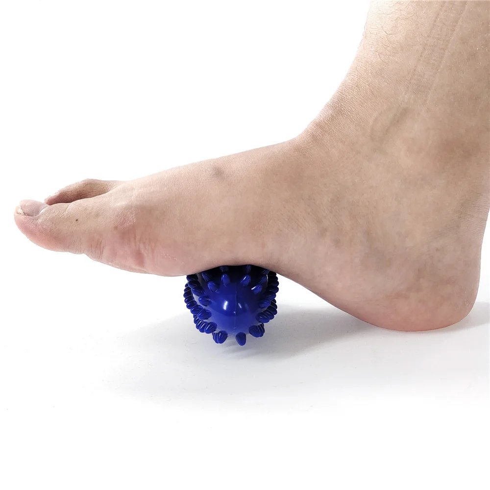 1pcs Foot Massage Ball Spiky Reliever Hedgehog Ball Fascia Relax Massager Plantar Fasciitis Trigger Point Shiatsu Pain Relief massage ball,foot massager