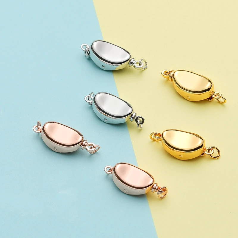 DIY 수제 팔찌 목걸이 쥬얼리에 대 한 5pcs 18K 골드 도금 황동 버클 걸쇠..