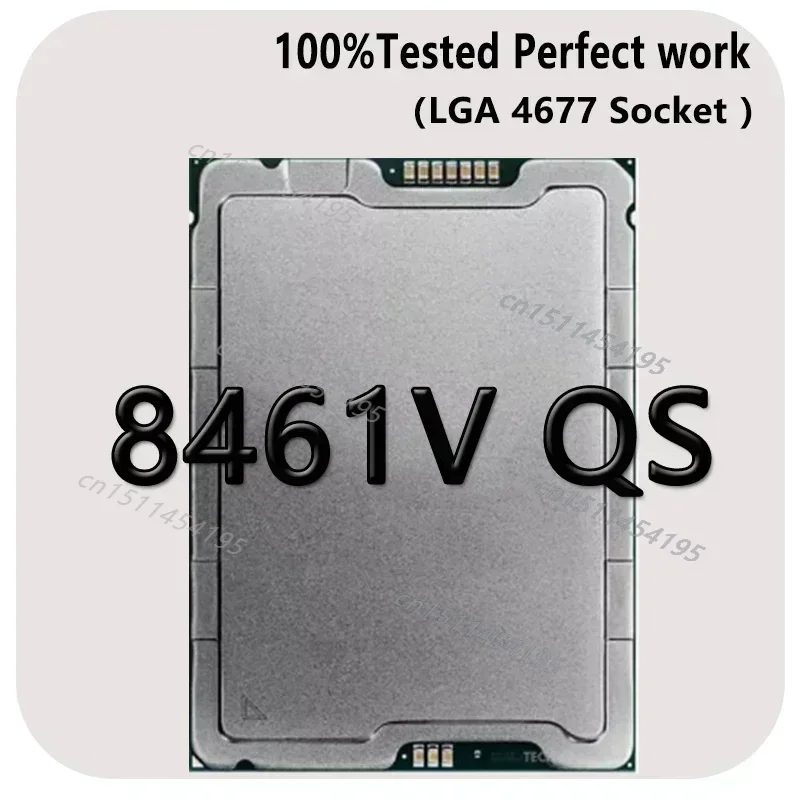 고품질 Xeon 8461V QS 97.5M 2.2GHZ 48코어/96스레드 300W LGA4677 C741 Ms73-hb1 마더보드 테스트