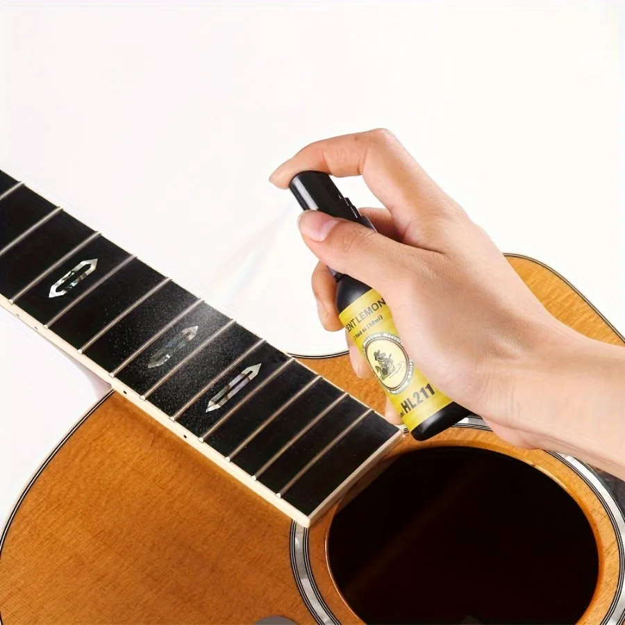 Musical Instruments Accessories Guitar Parts Guitar Repair Tool 50ML Guitar Fretboard Lemon Oil For Guitar Fingerboard Cleaning Kit Fret Care Removes Dirt Grease Extends Fretboard Life