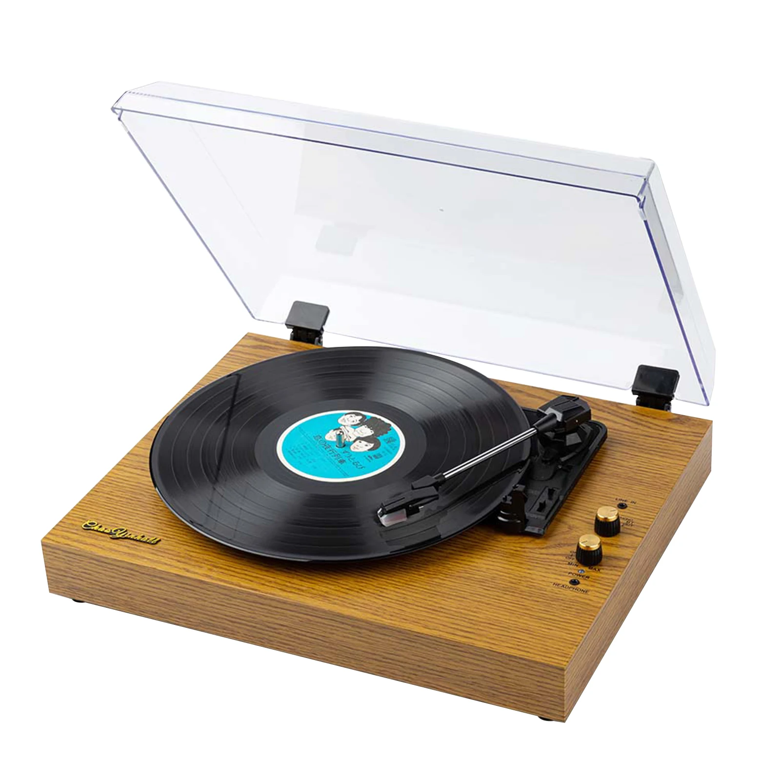 ビニールレコードストップテーブル,レトロレコードプレーヤー