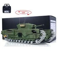 Gifts TD Ready to Run 1/16 RTR Military RC Tank Churchill Mk.VII Metal Tracks Rock Arm Radio Control Panzer Vehicle TH23782 2