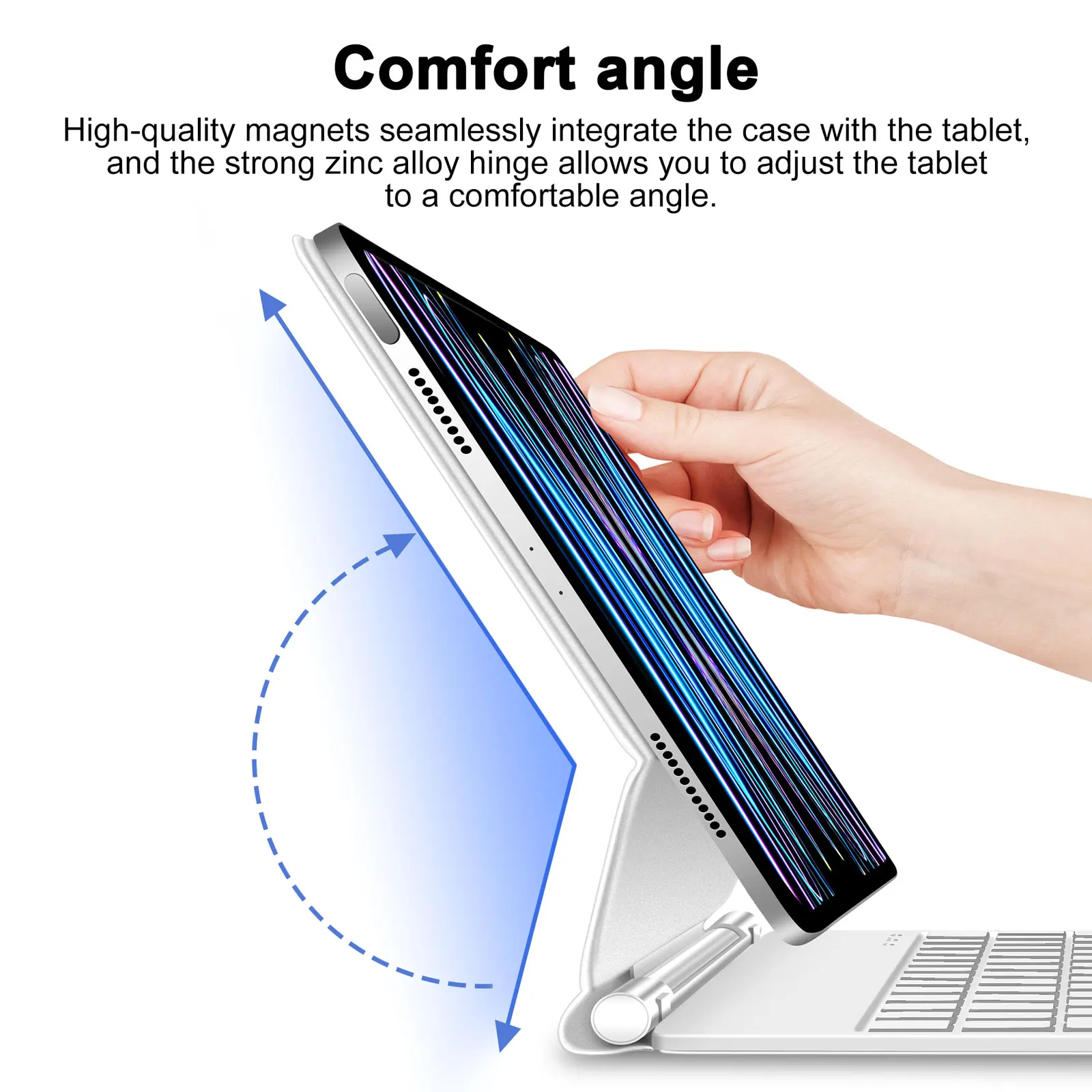 Magic Keyboard for iPad Air 13 case 2024 for iPad Pro 12 9