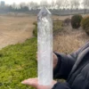 Natural Large Clear Quartz Crystal Points Reiki Tower Wand Healing Home Decoration 5
