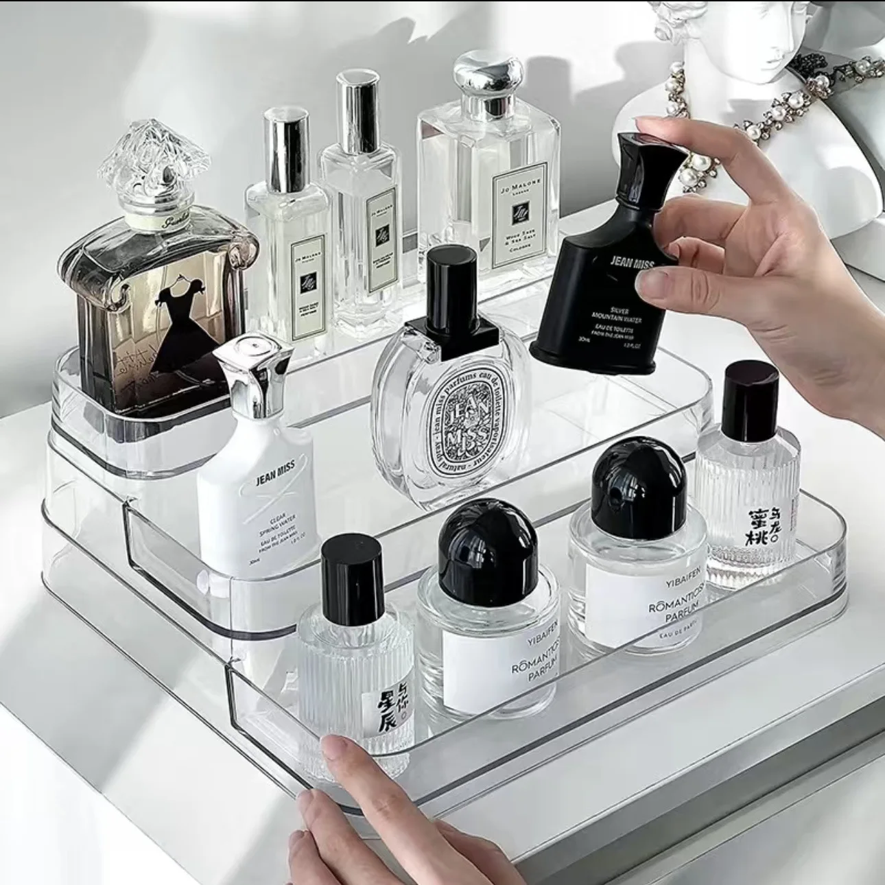 Desktop Perfume & Skincare Organizer Rack 4