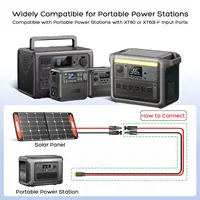 Cordon de chargement de connecteur de panneau solaire XT60 vers 6m/3m/1.5m pour ALLPOWERS R600 Ecoflow River Delta Anker SOLIX, etc. Générateurs solaires. 4