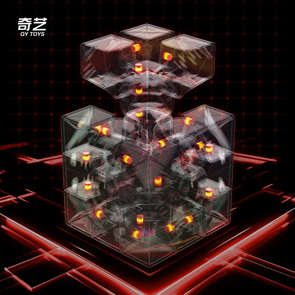 [JudyCube] Qiyi Warrior M Biack 3X3 마그네틱 매직 스피드 큐브 스티커리스 피젯 토이 Qiyi Warrior 블랙 큐보 마기코