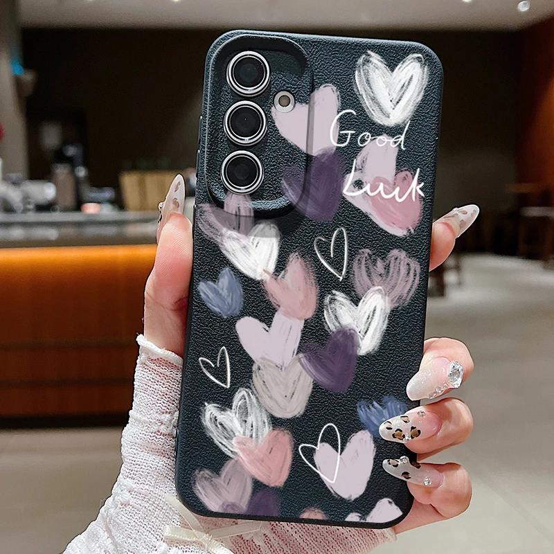 Candy Color Love Heart Phone Case - Stylish Protective Cover