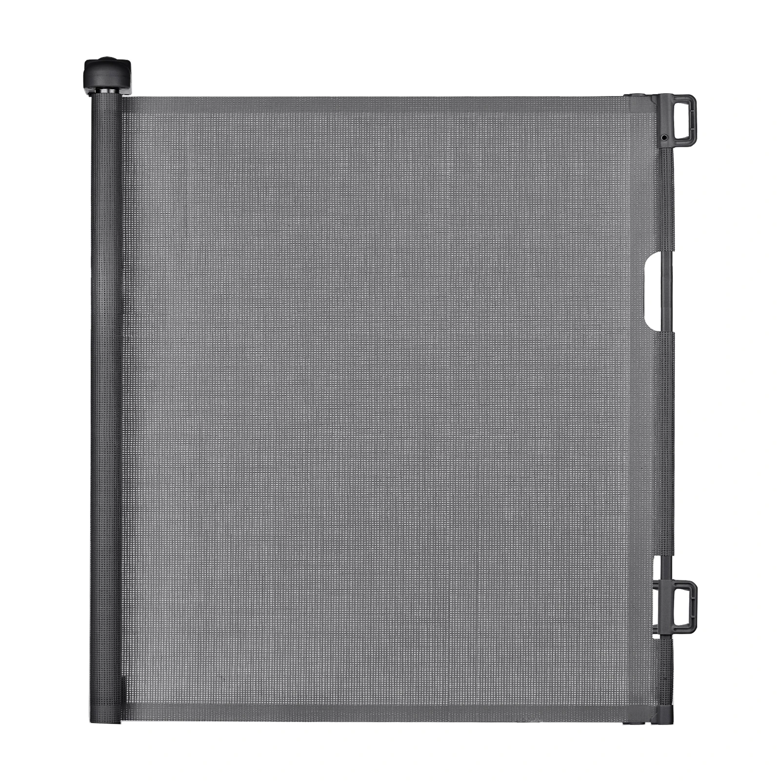 Retractable Baby Gate Safety Gate for Kids Pets 33.8 Inch Tall Extends to 55 Inch with Locking Button Wide Safety Barrier