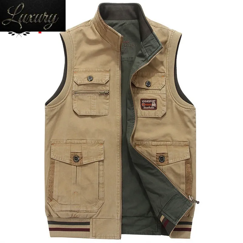 

Men Military CLothing Waistcoat Army Tactical Many Pockets Vest Sleeveless Jacket Plus Size 6XL 7XL 8XL 9XL big Male Travel Coat