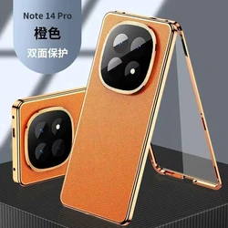 Custodia in Pelle Full Protection Deluxe 360 con Copertura in Vetro Temperato