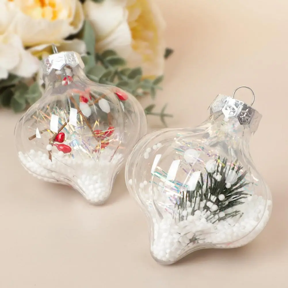 Christmas Plastic Baubles Xmas Ball Decoration Decorative Festive DIY Decorations Plastic Ornament Balls Christmas Balls