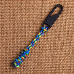 High Quality Durable Zipper Pulls - Pack of 5, Wear - Resistant Cord (Blue)