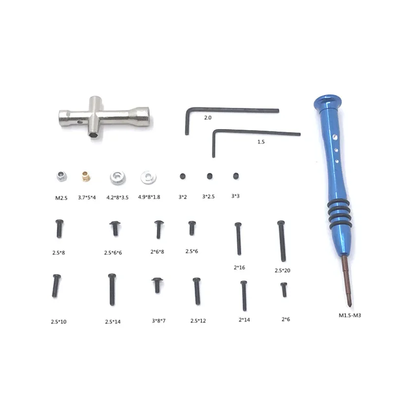

RC Screw Kit Repair Screws Assortment Set for WPL RC Upgrade Accessories