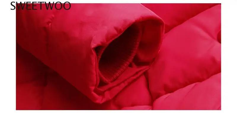 Parkas Women Down Jacket  Womens Parkas Thicken Outerwear Hooded Winter Coat Female Jacket Cotton Faux Fur Tide 2022
