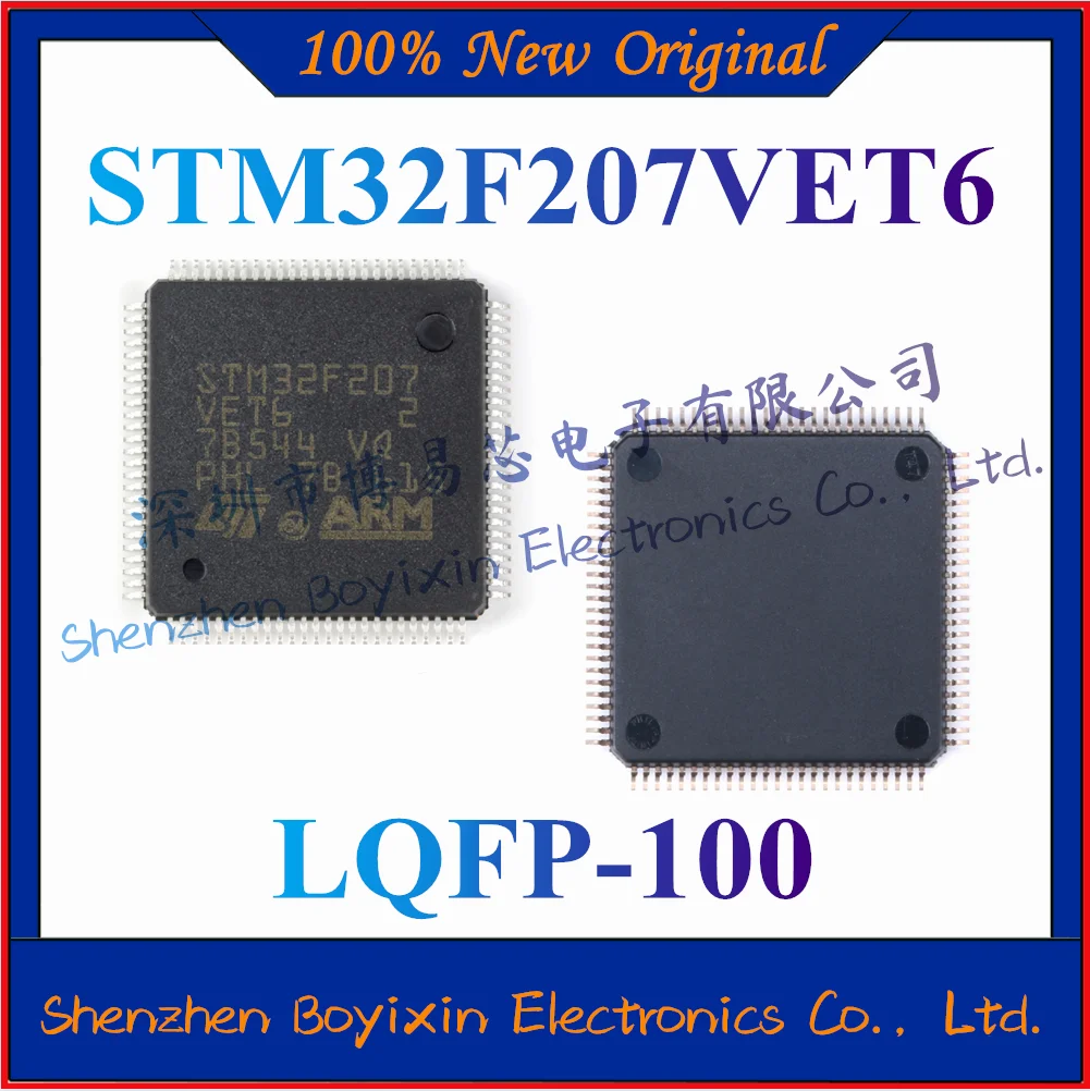 

Новый оригинальный и оригинальный микроконтроллер STM32F207VET6 ARM Cortex-M3 32-бит. Посылка LQFP-100