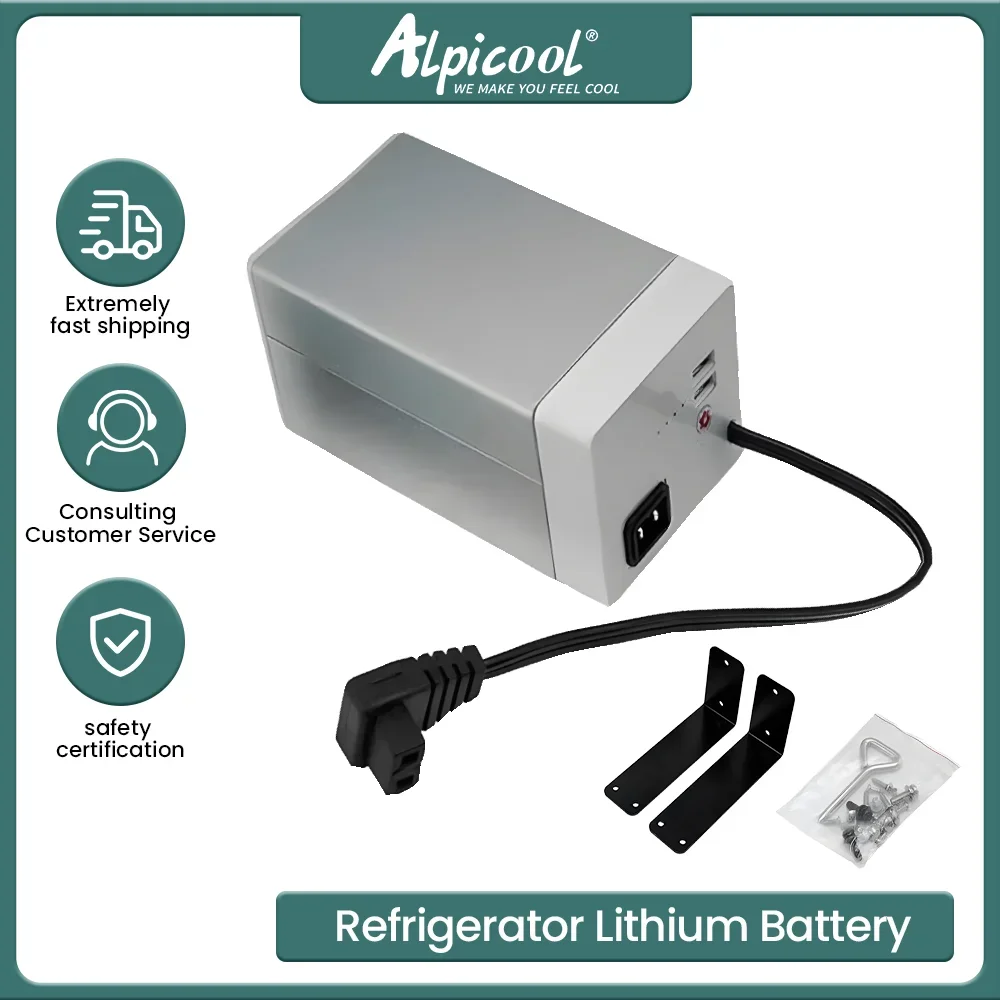 Car Refrigerator Accessories Alpicool Home Car Refrigerator Lithium Battery