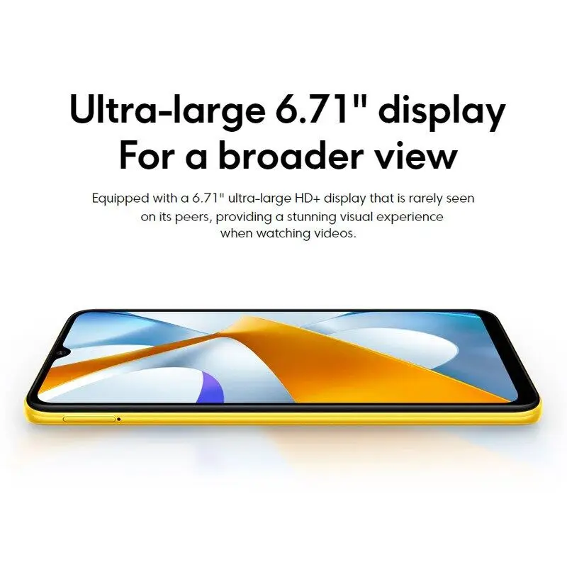 POCO 글로벌 버전 스마트폰, 안드로이드 스마트폰, 13MP 카메라, 휴대폰 디스플레이, C40, 4GB, 64GB, 6000mAh 배터리, 6.71 인치