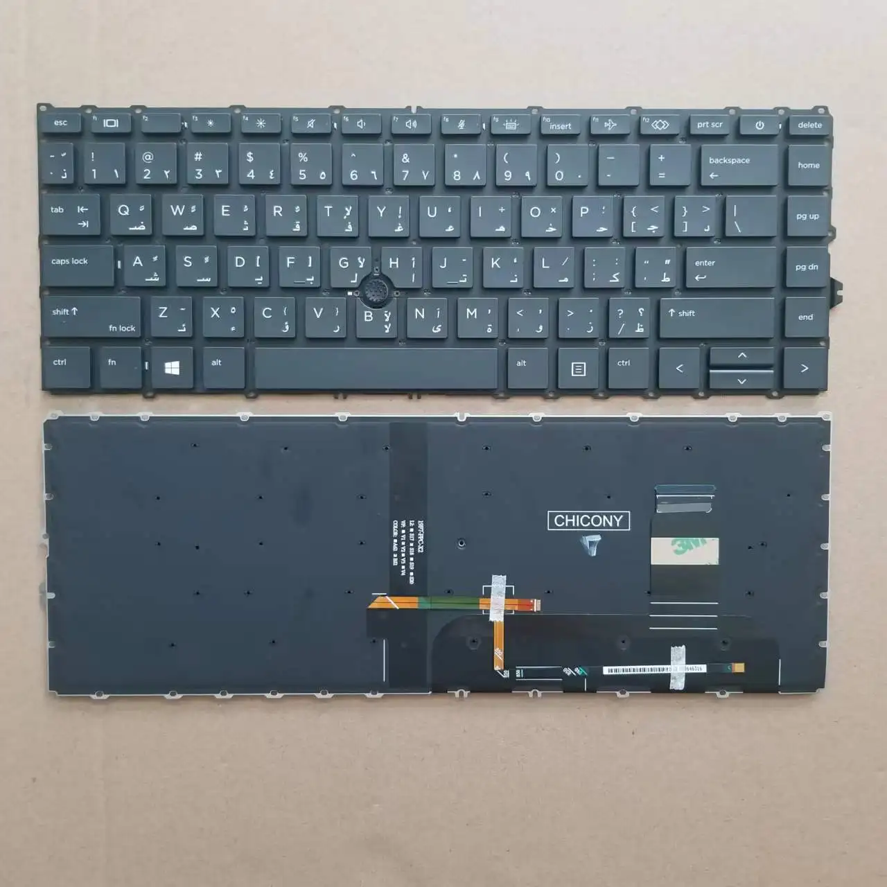 Nuovo Per Hp Elitebook 840 G7 845 G7 840 G8 845 G8 Zbook Firefly 14 G7 Tastiera Araba Ar