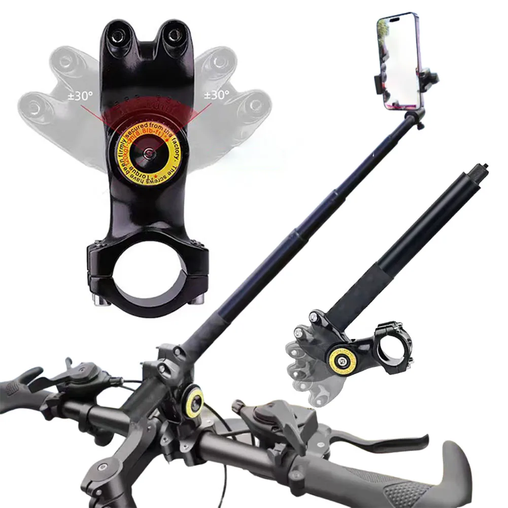 for Insta360 X2 X3 X4 Motorcycle Bicycle Bracket Mount with Selfie Stick for Insta 360 GoPro Dji Osmo Action Camera Accessories 6