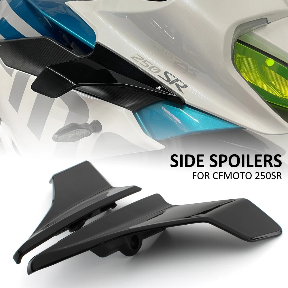 

NEW CF250SR Motorcycle Parts Side Downforce Naked Spoilers Fixed Winglet Fairing Wings Deflectors FOR CFMOTO CF 250SR 250 SR