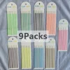 9 Packs Transparent Sticky Notes Self-Adhesive Reading Book Annotation Notepad Bookmarks  Kawaii School Supplies 6