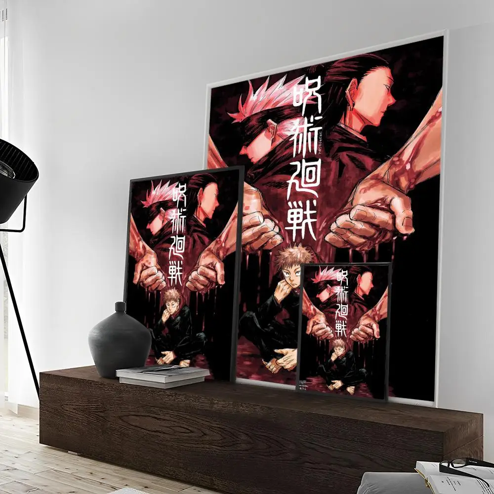 Poster prints anime poster Jujutsu Kaisen anime poster home decoration highend Kraft paper wall painting study home living room decoration picture