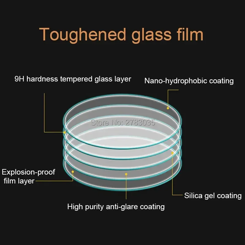 Enhanced Clear Anti-Purple Light Tempered Glass Screen Protector