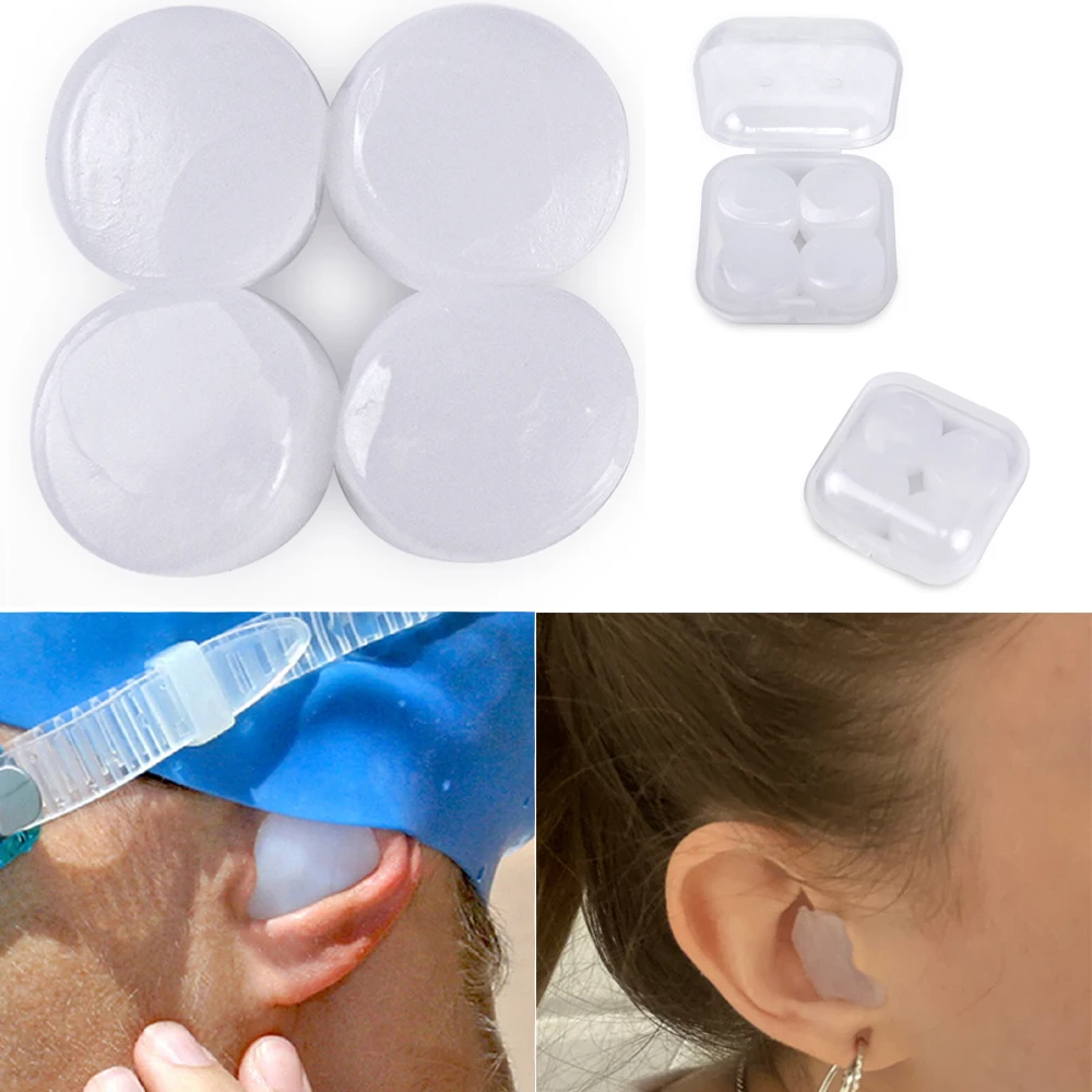 Silicone Earplugs 16Pcs Silicone Ear Plugs Sleep Anti-Noise Snoring Earplugs Noise Cancelling For Sleeping Noise Reduction Protect Hearing Travel