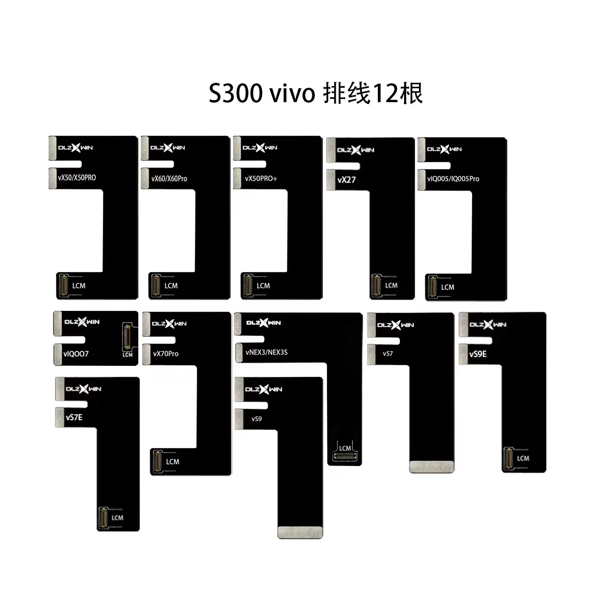 Dl S300 Test Di Ricambio Flex Per Vivo X50 X60 Pro X50Pro Plus X27 Neo5 Nex3 S7 S7E S9 S9E V21 Display Lcd Test Flex Sostituisci