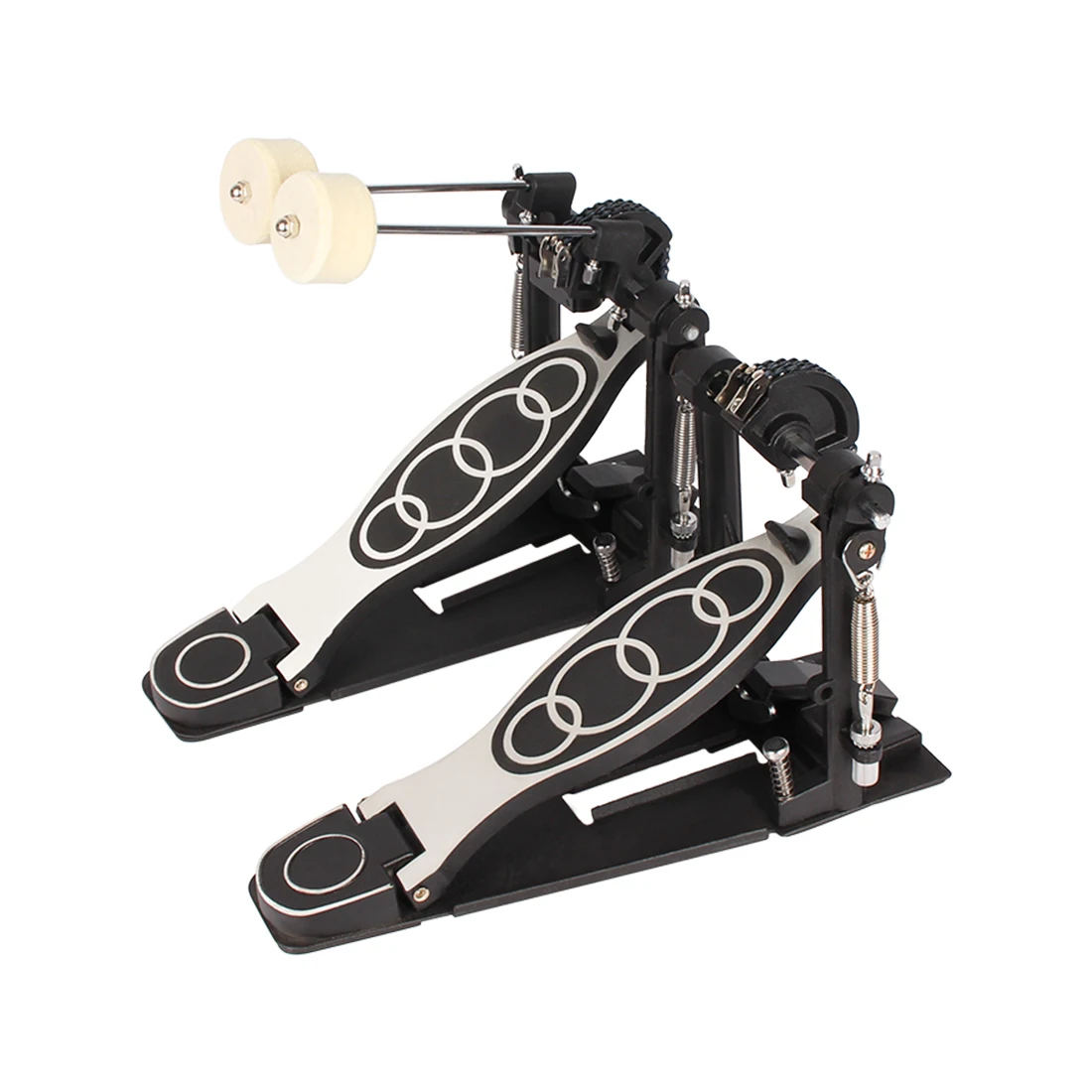 Description Picture 5 of itemSLADE Drums Kit Pedal Double Sides Chains Drive Foot Kick Assist Tools Drum Pedal Drumming Hammer Percussion Instrument Parts