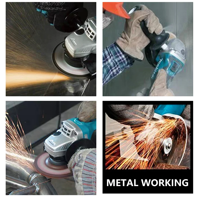 Electric Goddess DGA402 18V Li-Ion Brushless 100mm Angle Grinder High torsion high power rechargeable cordless Compact polish