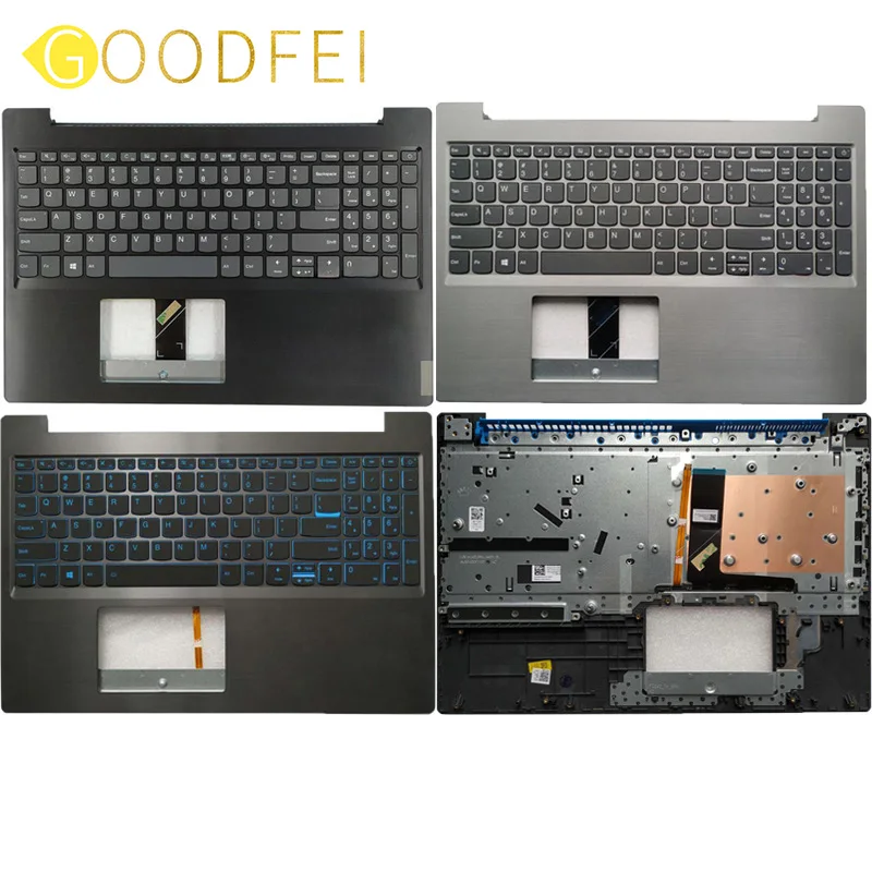

New For Lenovo Ideapad L340-15 L340-15IWL L340-15API NO Touchpad With Backlight Keyboard Bezel Top Cover Palmrest Upper Case