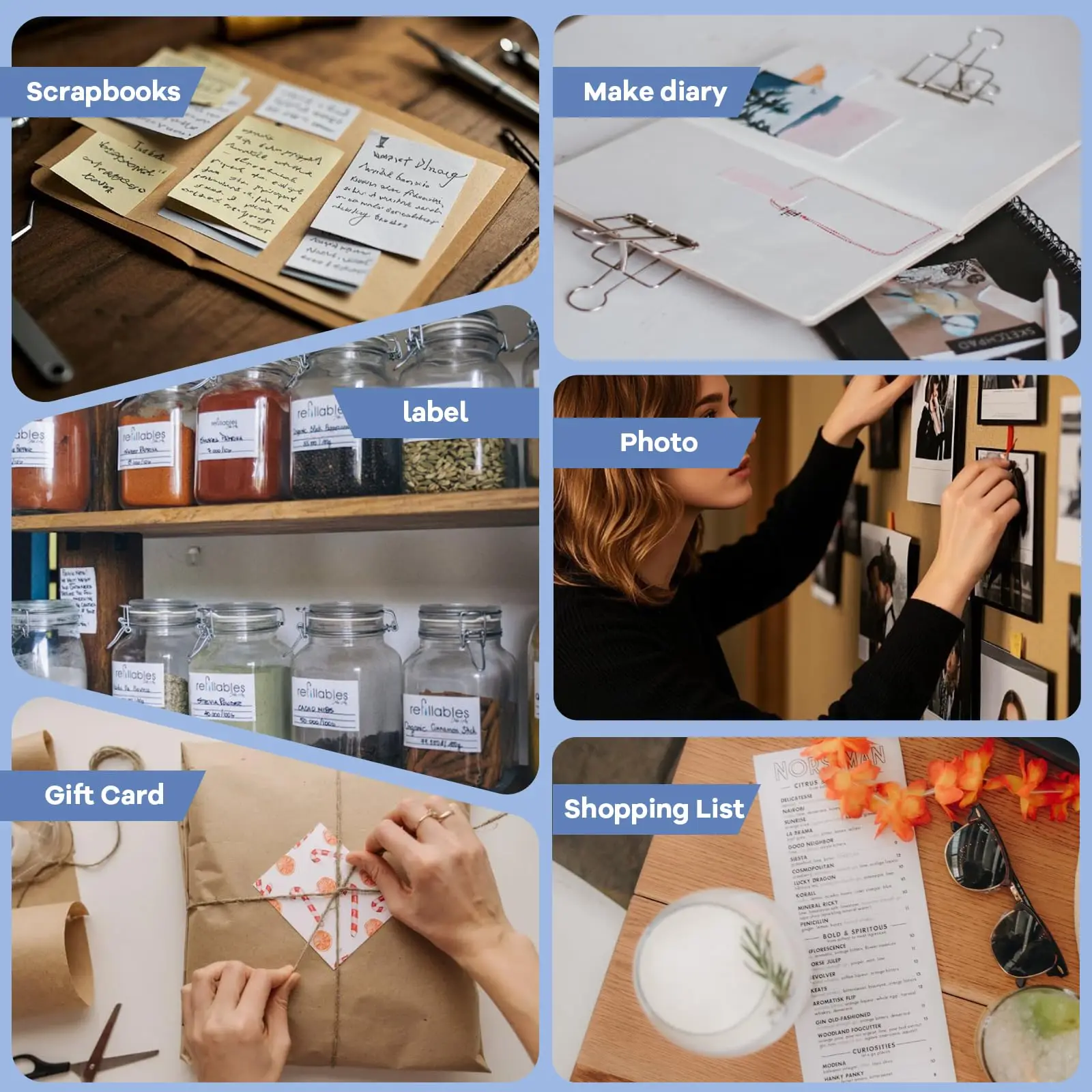 [Wireless Thermal Printer]Wireless Mini Thermal Printer, Portable Label Maker | 200dpi High Resolution, App & Wireless