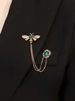 1 Piece Of Bee Crystal Tassel Women's Brooch Sweater With A Unique And Luxurious Design-zt3128 4