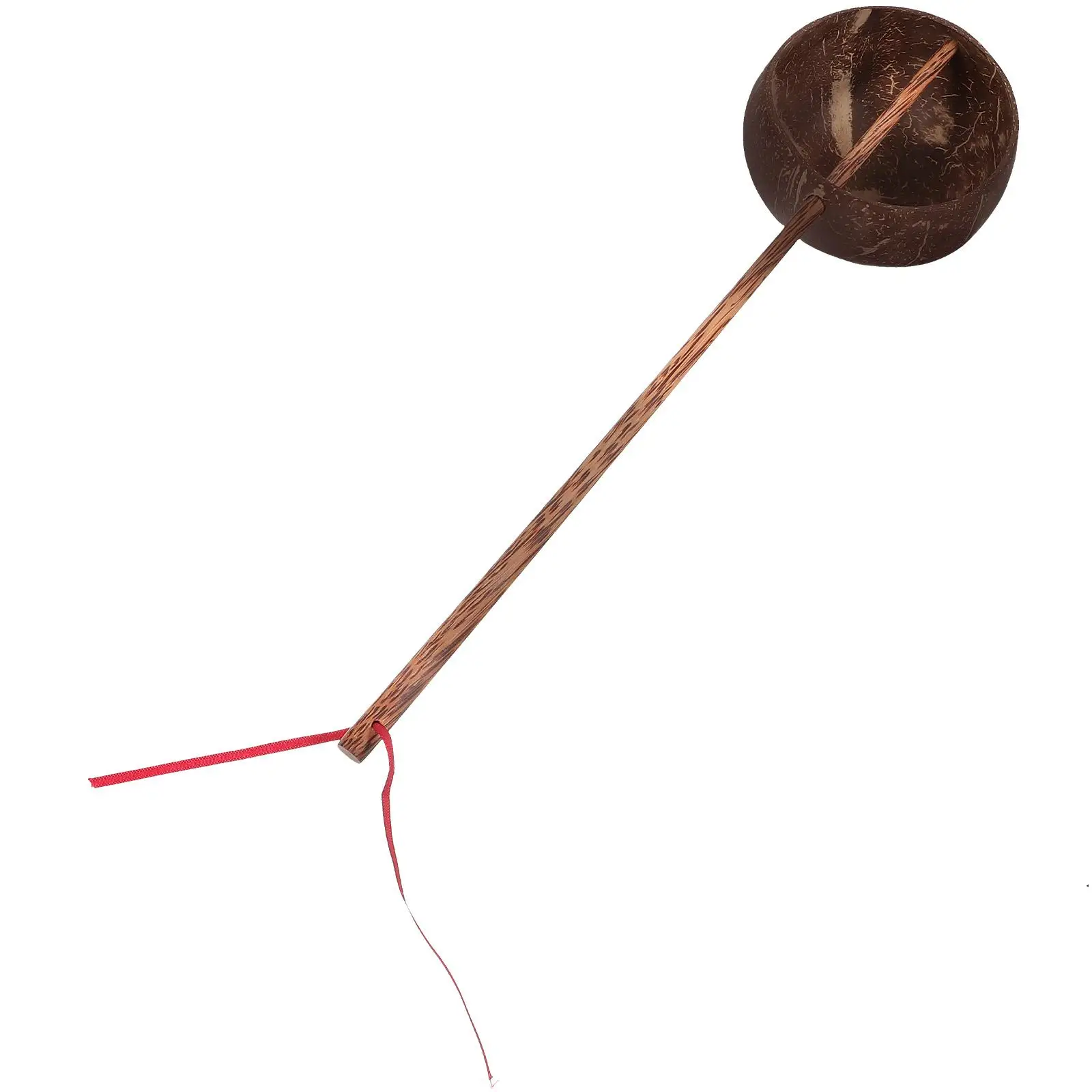 Coconut Shell Long H Spoon Multi functional Water Ladle Bath Scoop Sauna Portable Home Kitchen Gadgets Wooden Dippers