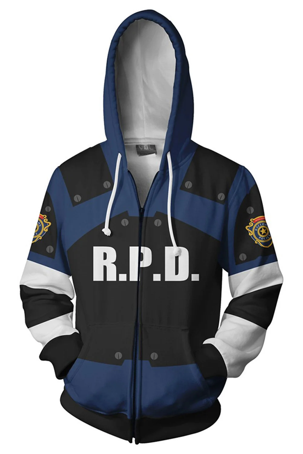 Resident RPD Leon Scott Kennedy Cosplay Hoodie Sweatershirt Causal Zipper  Jacket Coat Costume Zipper Hooded Sweatshirt - AliExpress