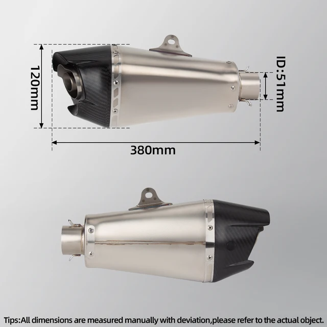 MT09 FZ09 XSR900 51mm ステンレスマフラー