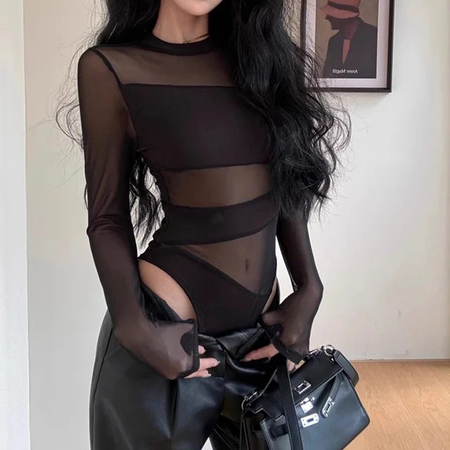 Danielle Mesh Sheer Bodysuit 5