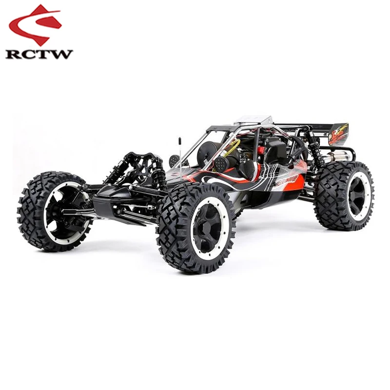 

450 45CC бензиновый двигатель из сплава Передний Задний рычаг со светодиодсветильник кой симметричный руль RC 2WD грузовик для масштаба 1/5 RUFAN Rovan Baja