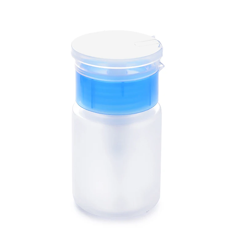 75ML Nail Art Mini Pump Dispenser Empty Bottle Acrylic Gel Polish Remover Cleaner Liquid Container Storage Small Pressure 6