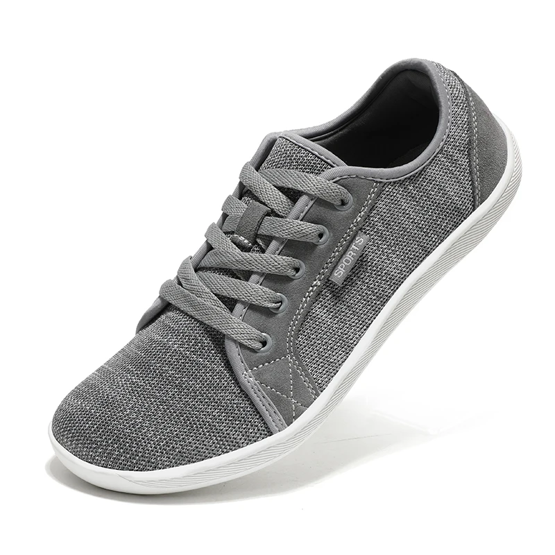2024 Barefoot Shoes Men Wide Toe Box Shoes Women's Canvas Barefoot Shoes | Wide Width Minimalist Sneakers | Minimalist Footwear