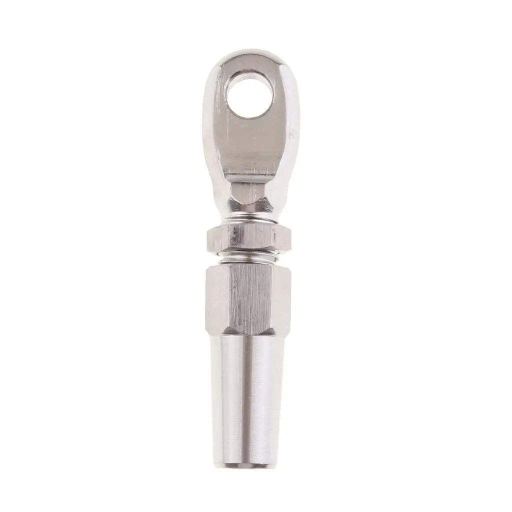 

316 Marine Grade Stainless Steel Swageless Eye Terminal for 4mm Wire Rope
