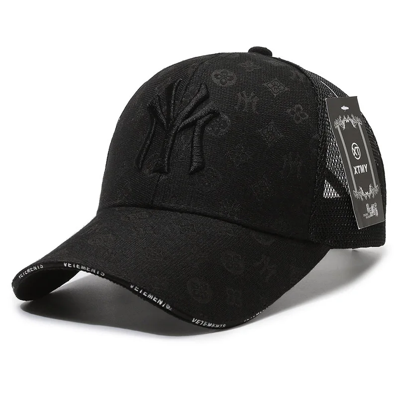 Summer Mens Mesh Net Baseball Cap Outdoor Women Casual Letter Embroidered Snapback Trucker Caps Dad Hats Breathable Sun Hat 5