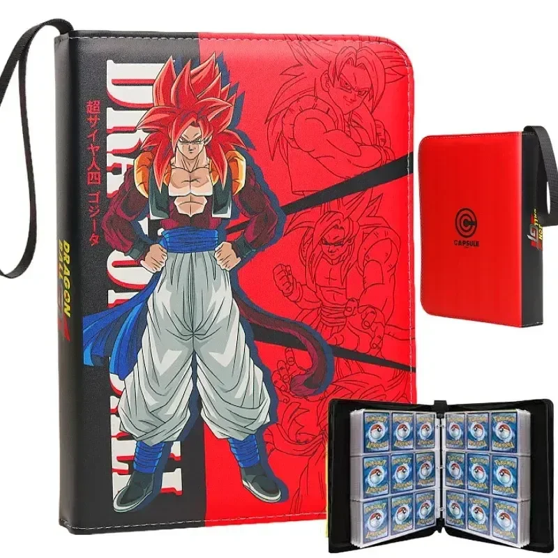 

400pcs/900pcs Card Album Book Anime Dragon Ball Collection Card Storage Folder Hold Vegeta Iv Game Cards Binder Holder Gift