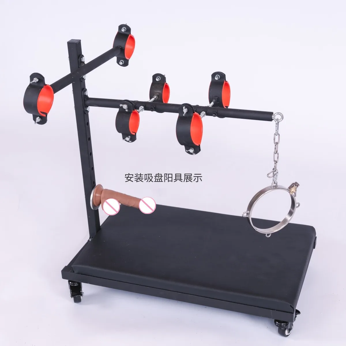 SM Slave Training Metal Bondage Rack Women Men Handcuffs Feet Shackles Sex Toys Adult Flirting Cosplay Props Sex Furniture