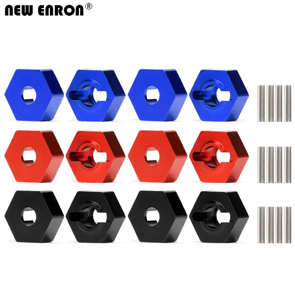 

black/blue/red 4Pcs Aluminium 6061 Wheel hex 14MM AR310779 AR310871 for 1/10 RC Arrma BIG ROCK GRANITE SENTON TYPHON VORTEKS